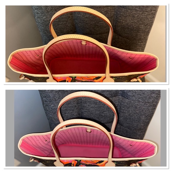 🎈SOLD🎈Louis Vuitton Roses Neverfull MM - Picture 3 of 16